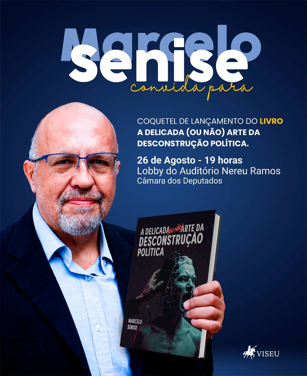MARCELO SENISE, O ESTRATEGISTA NACIONAL POR TRS DE VIRADAS INCRVEIS, LANA LIVRO BOMBA COM REVELAES SOBRE AS ELEIES DE MT.