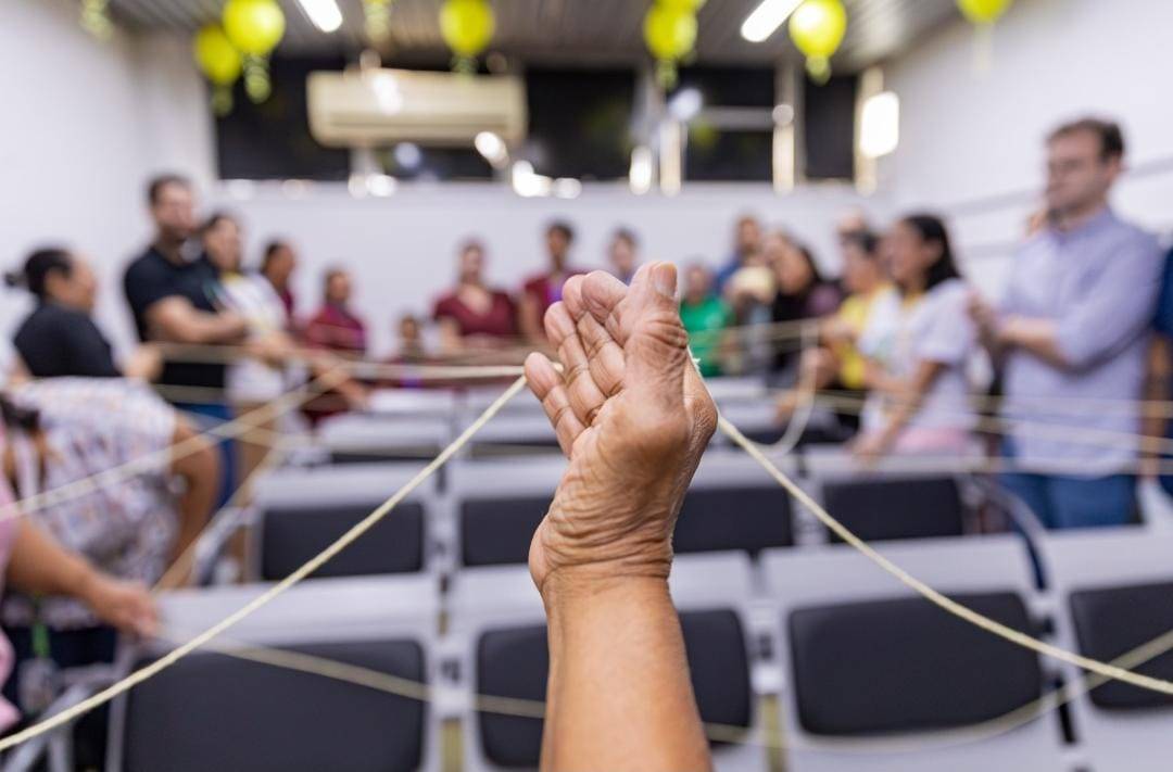 Servidores da sade desenvolvem atividades para preservar sade mental.