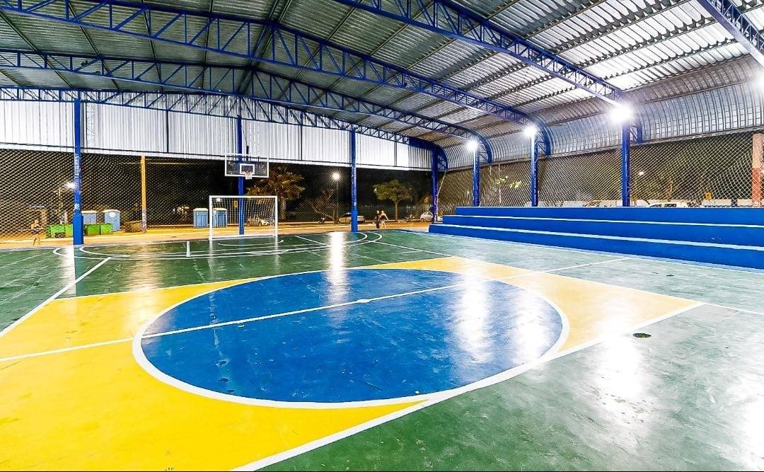 Cuiab intensifica revitalizao de quadras esportivas e leva mais lazer e cidadania aos bairros