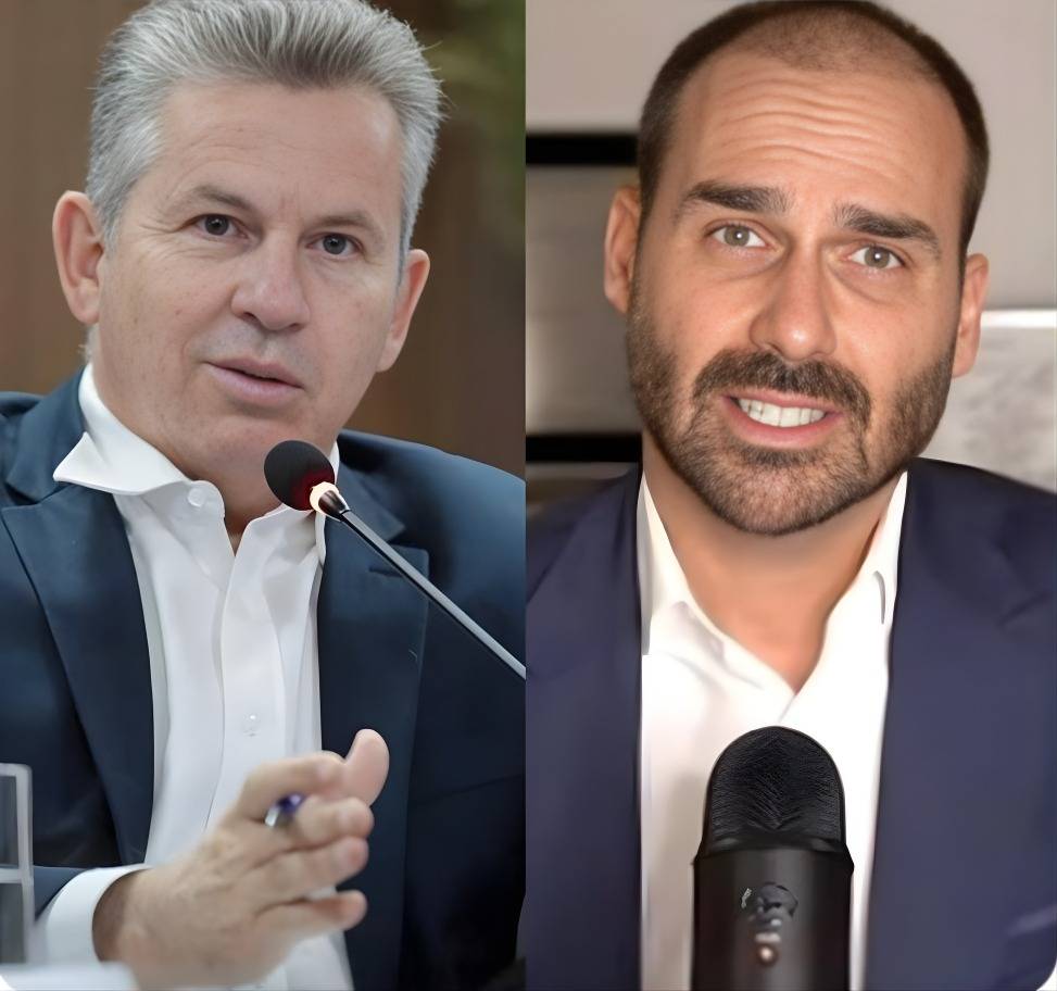 Eduardo Bolsonaro desafia Mauro Mendes a mobilizar bancada por anistia de Jair Bolsonaro; 