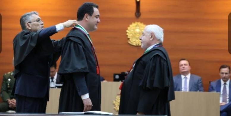 Ricardo Almeida  empossado como novo desembargador do Tribunal de Justia de Mato Grosso.