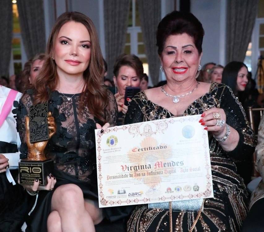 Virgnia Mendes  eleita a primeira-dama mais influente do Brasil em ao social