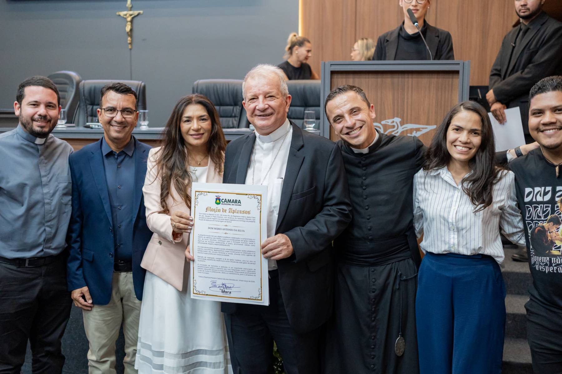 Câmara reconhece papel transformador da juventude católica em sessão solene