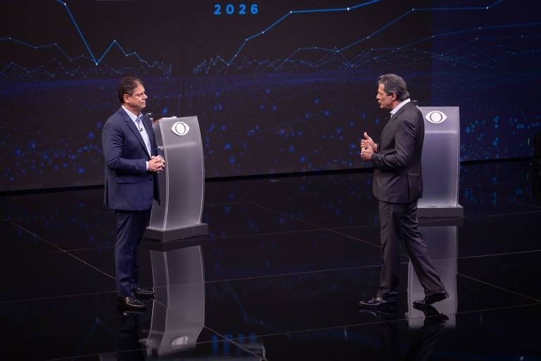 Toma l�, d� c�: debate da Band vira palco de n�meros contestados e ataques entre candidatos