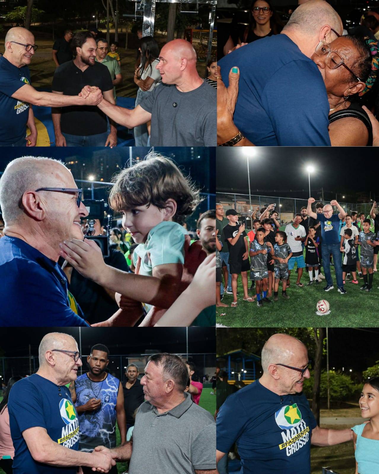 Pivetta e Ab�lio postam v�deo juntos durante vistoria em espa�o de esporte e lazer
