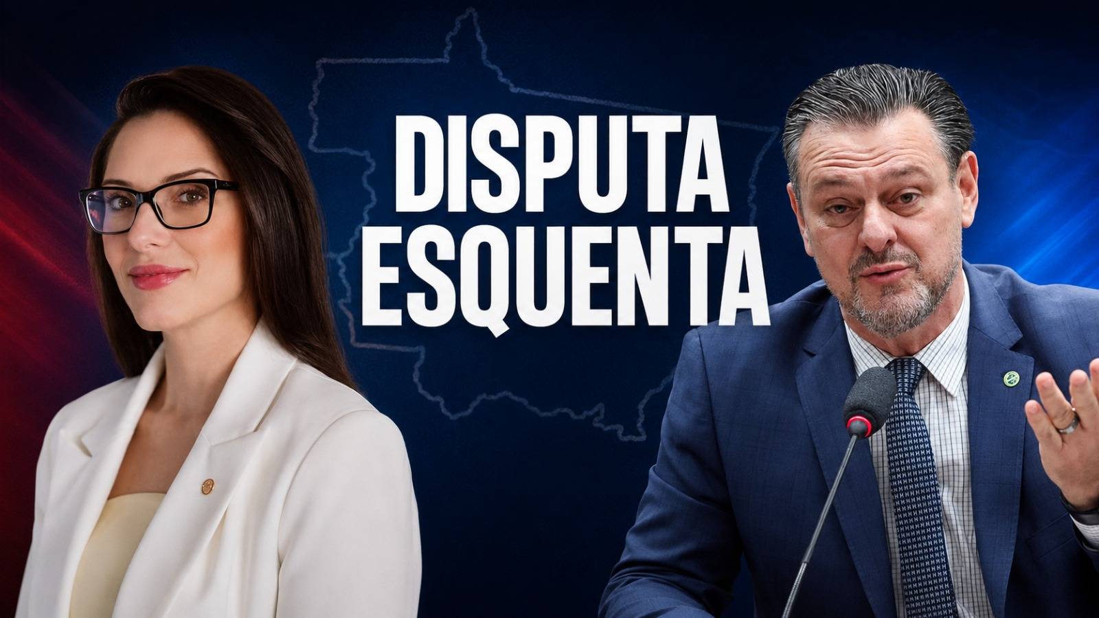 Disputa esquenta: Janaina Riva e Carlos F�varo aparecem tecnicamente empatados em MT