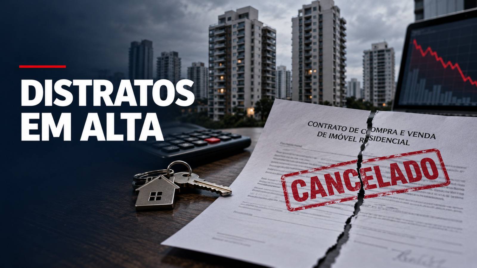 Distratos de im�veis superam R$ 2 bilh�es e acendem alerta no mercado em 2026
