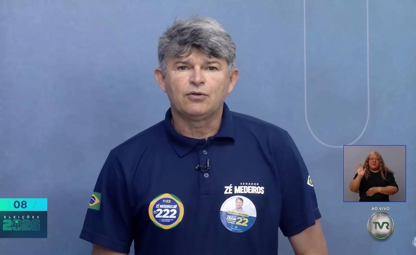 Z� Medeiros chama Riva de �candidata de Alexandre de Moraes� durante debate na TV Vila Real