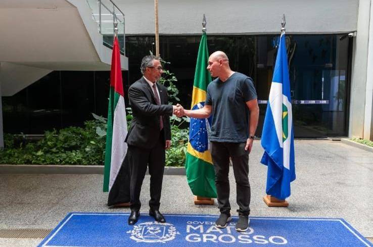Prefeito e governador recebem embaixador dos Emirados �rabes para debater parcerias estrat�gicas