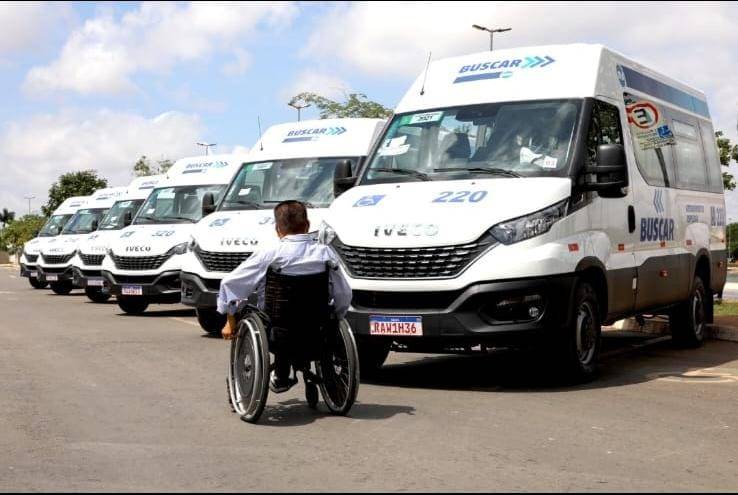 Prefeitura de Cuiab� cede ve�culos e motoristas ao TRE para garantir transporte de eleitores com defici�ncia