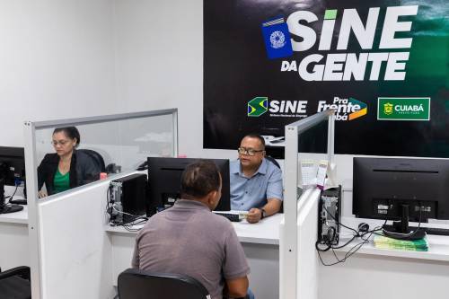 Sine Municipal de Cuiabá oferece 440 vagas de emprego nesta sexta-feira José San Martin Camiña Neto.