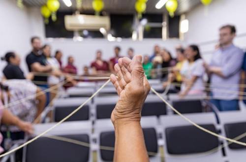 Servidores da saúde desenvolvem atividades para preservar saúde mental.
