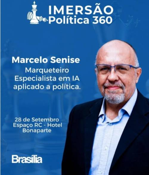 Marcelo Senise Pré-estreia Palestra Inovadora sobre IA e Ética na Imersão Política 360 em Brasília.