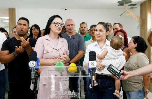 DIA DAS CRIANÇAS Primeira-dama destaca impacto para mães cuiabanas com novo Centro Médico Infantil.