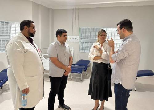 AVANÇOS Secretária de Saúde realiza vistoria técnica nas obras do Hospital São Benedito