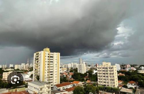 Semana será marcada por instabilidade, chuva diária e ventos fortes em Cuiabá.