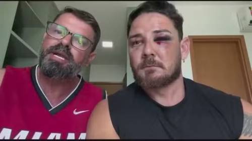 Casal de MT é espancado por 20 pessoas em Porto de Galinhas; vítimas denunciam homofobia e descaso 