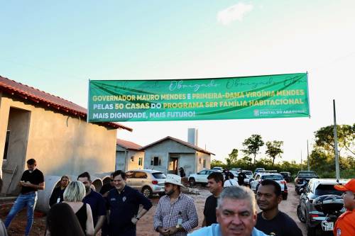 Idealizadora do SER Família Habitação, Virginia Mendes visita unidades em construção em Pontal do Araguaia