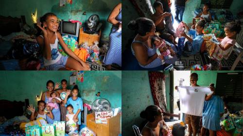 Virginia Mendes viabiliza entrega de cestas, cobertores, roupas, doces e brinquedos a família em situação de vulnerabilidade em Cu