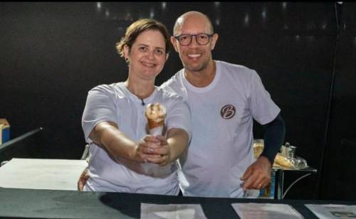 Casal cria sorvete de baguncinha para celebrar os 307 anos da Capital