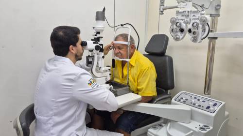  Ministério da Saúde lança em Tangará da Serra MT carreta de exames oftalmológicos e cirurgias de catarata