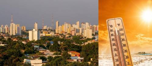 Cuiabá pode atingir 41 °C; Inmet emite alerta vermelho para áreas de Mato Grosso